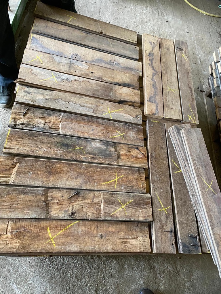 French oak flooring and reclaimed wood tones