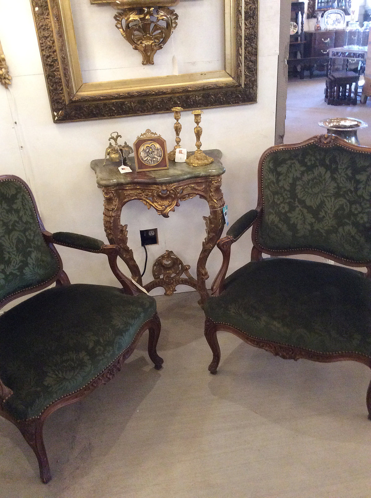 Mahogany Arm Chairs - Pair