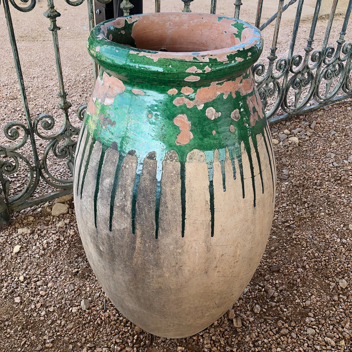 Antique Biot Jar - 19th century - 28&quot; 3 Stamps - J
