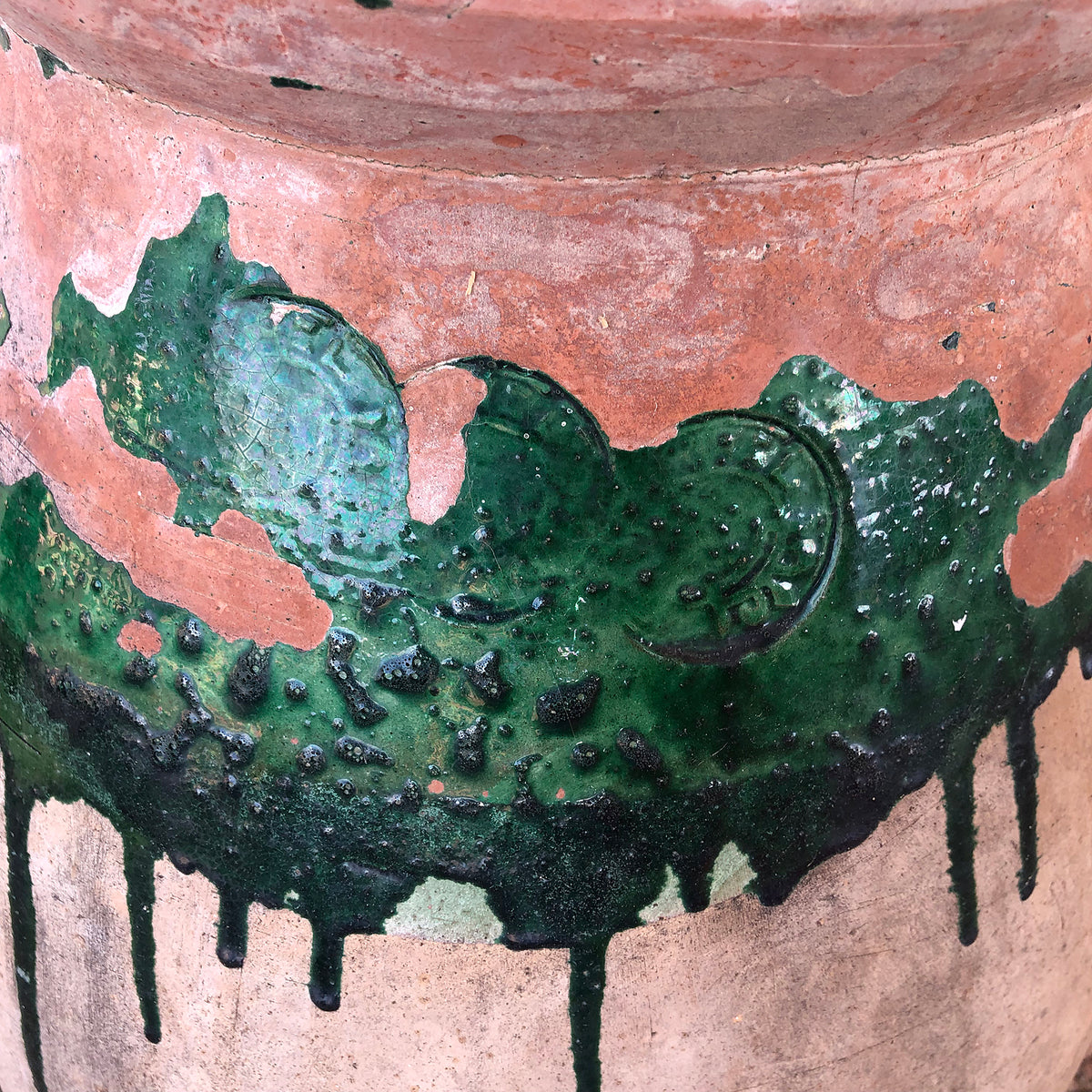 Antique Biot Jar - 19th century - 28&quot; 3 Stamps - J