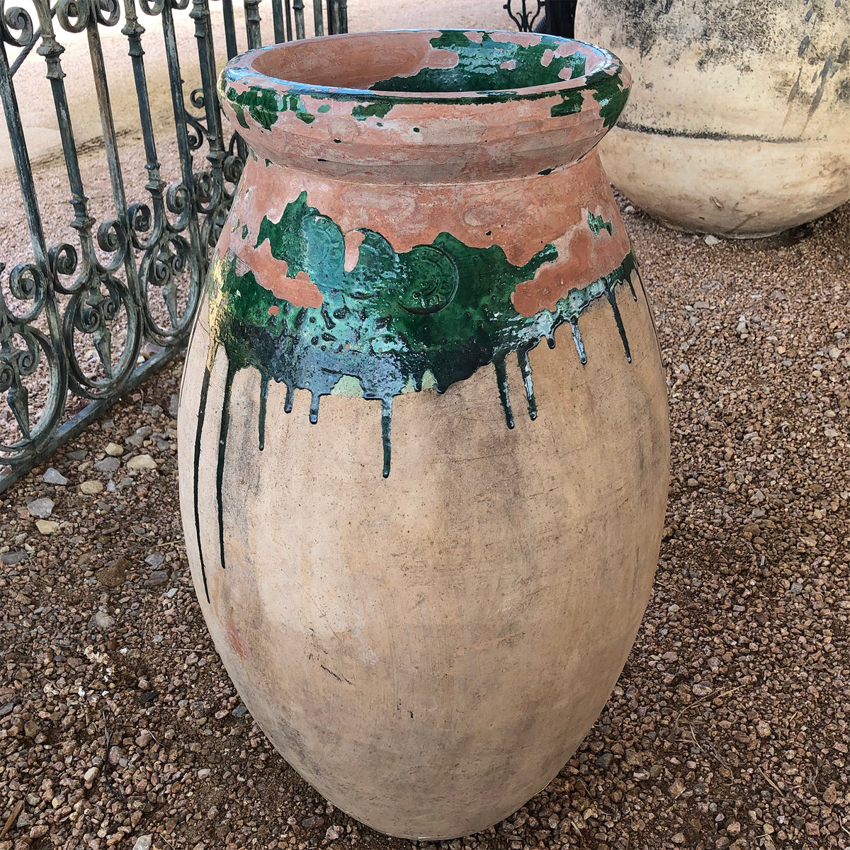 Antique Biot Jar - 19th century - 28&quot; 3 Stamps - J