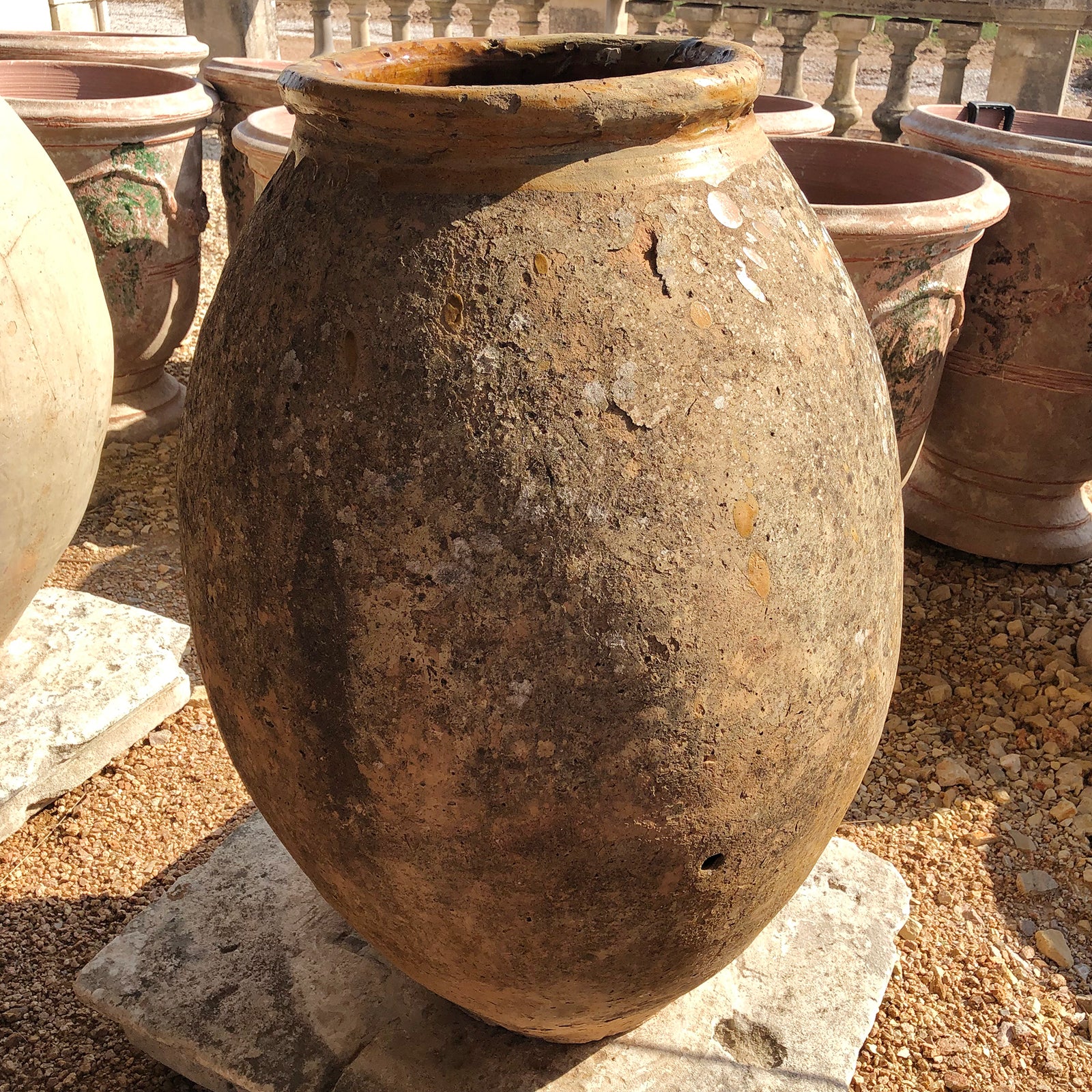 Antique Biot Jar - 17th century - 36" 7 Stamps - Q
