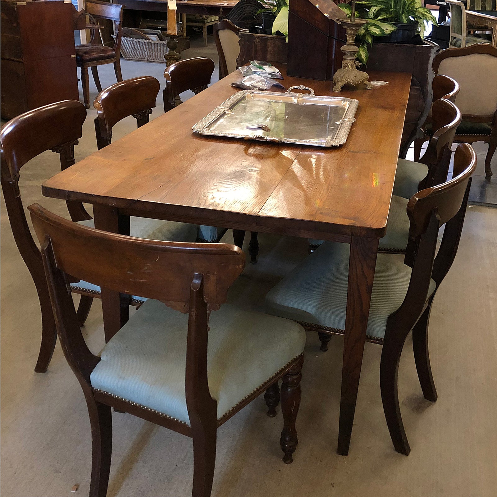 Eight (8) Matching Mahogany Chairs