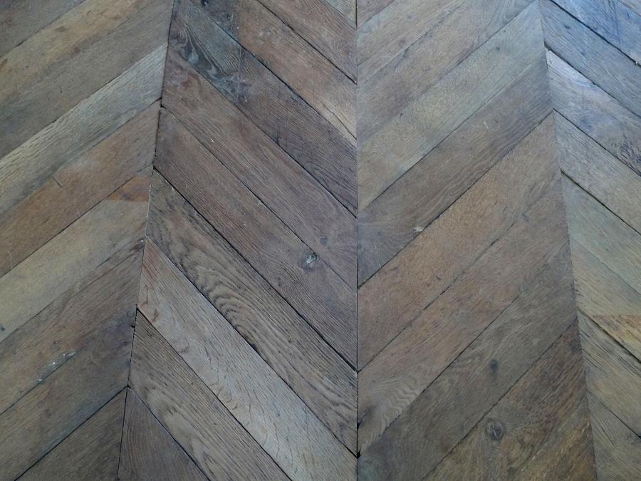 Chevron Pattern - 18th century Reclaimed French Oak