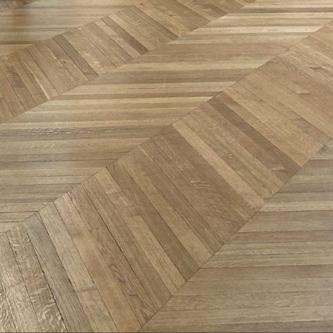 Chevron Pattern - 18th century Reclaimed French Oak