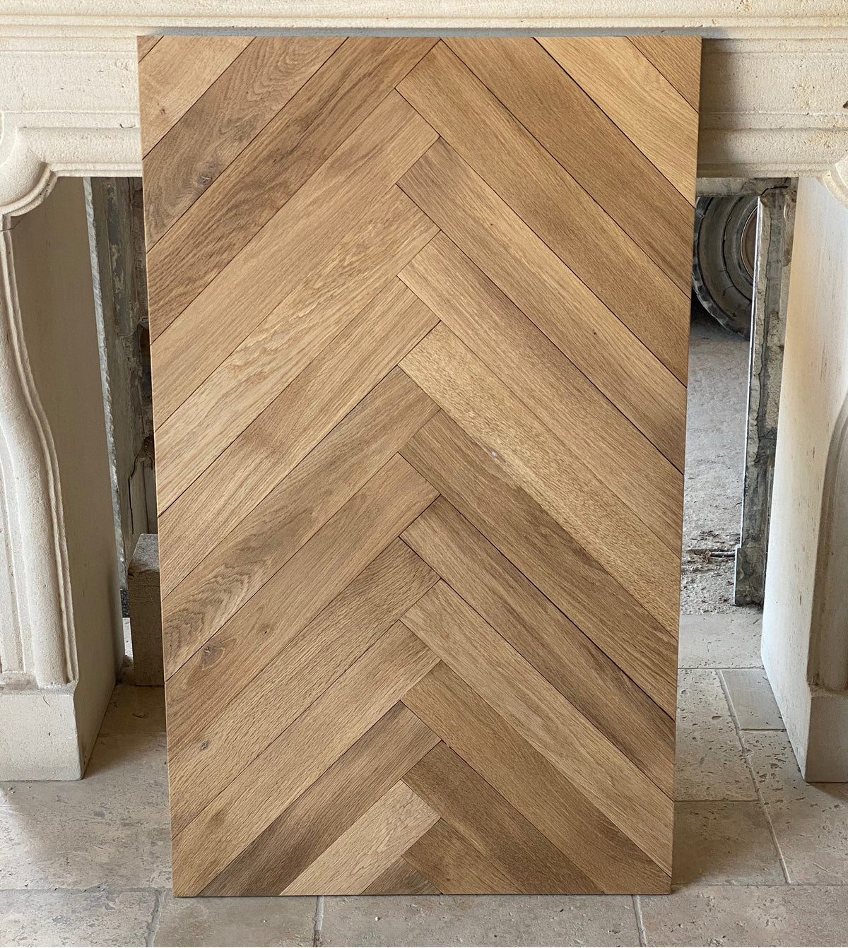 Herringbone Pattern - 18th century Reclaimed French Oak