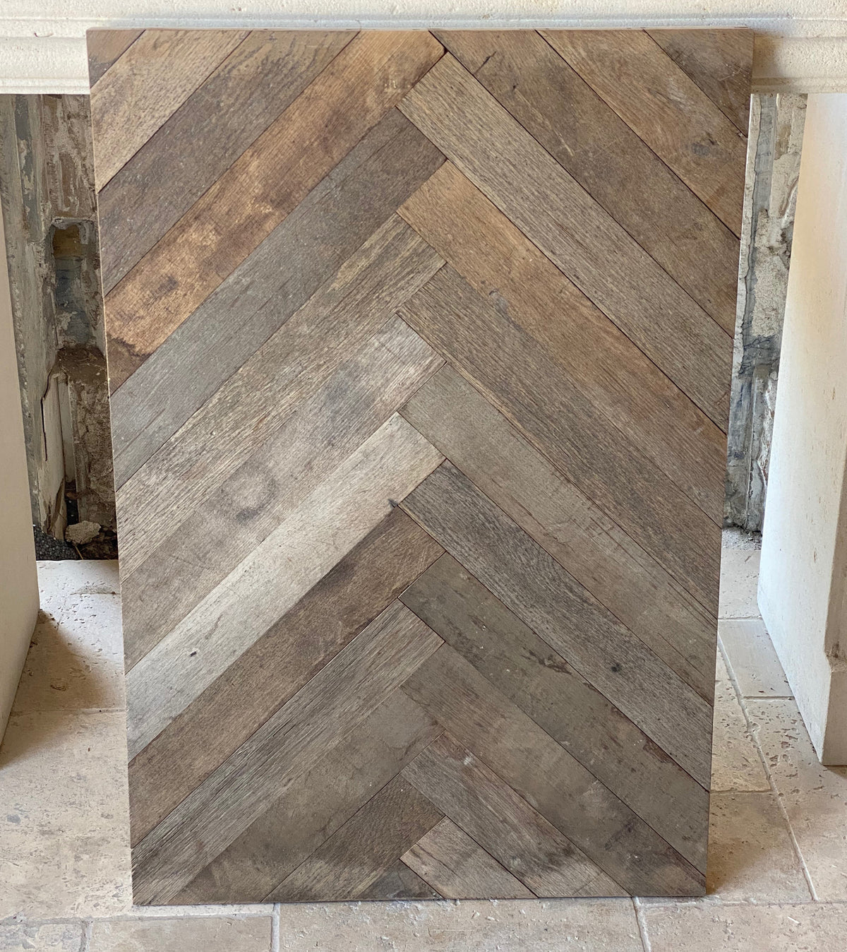 Herringbone Pattern - 18th century Reclaimed French Oak