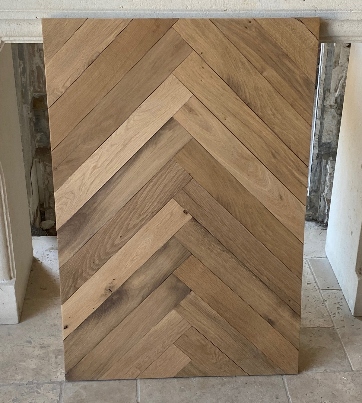 Herringbone Pattern - 18th century Reclaimed French Oak