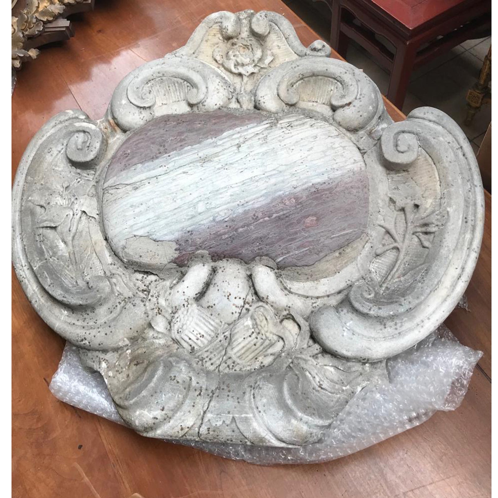 Italian Renaissance Marble Overdoor