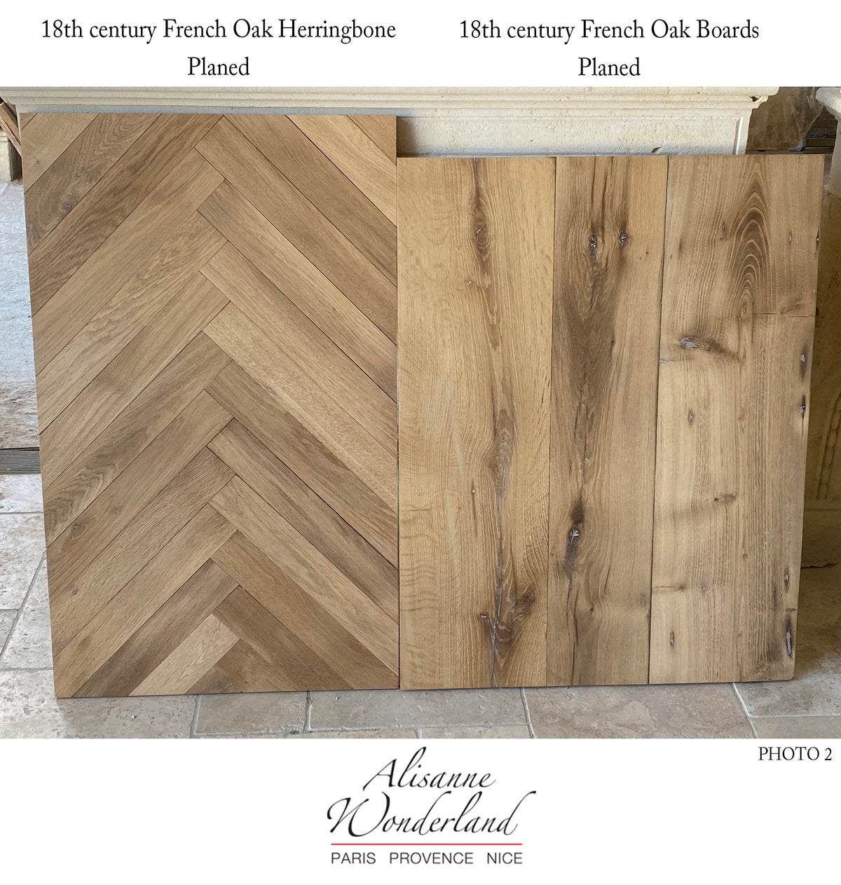 Herringbone Pattern - 18th century Reclaimed French Oak