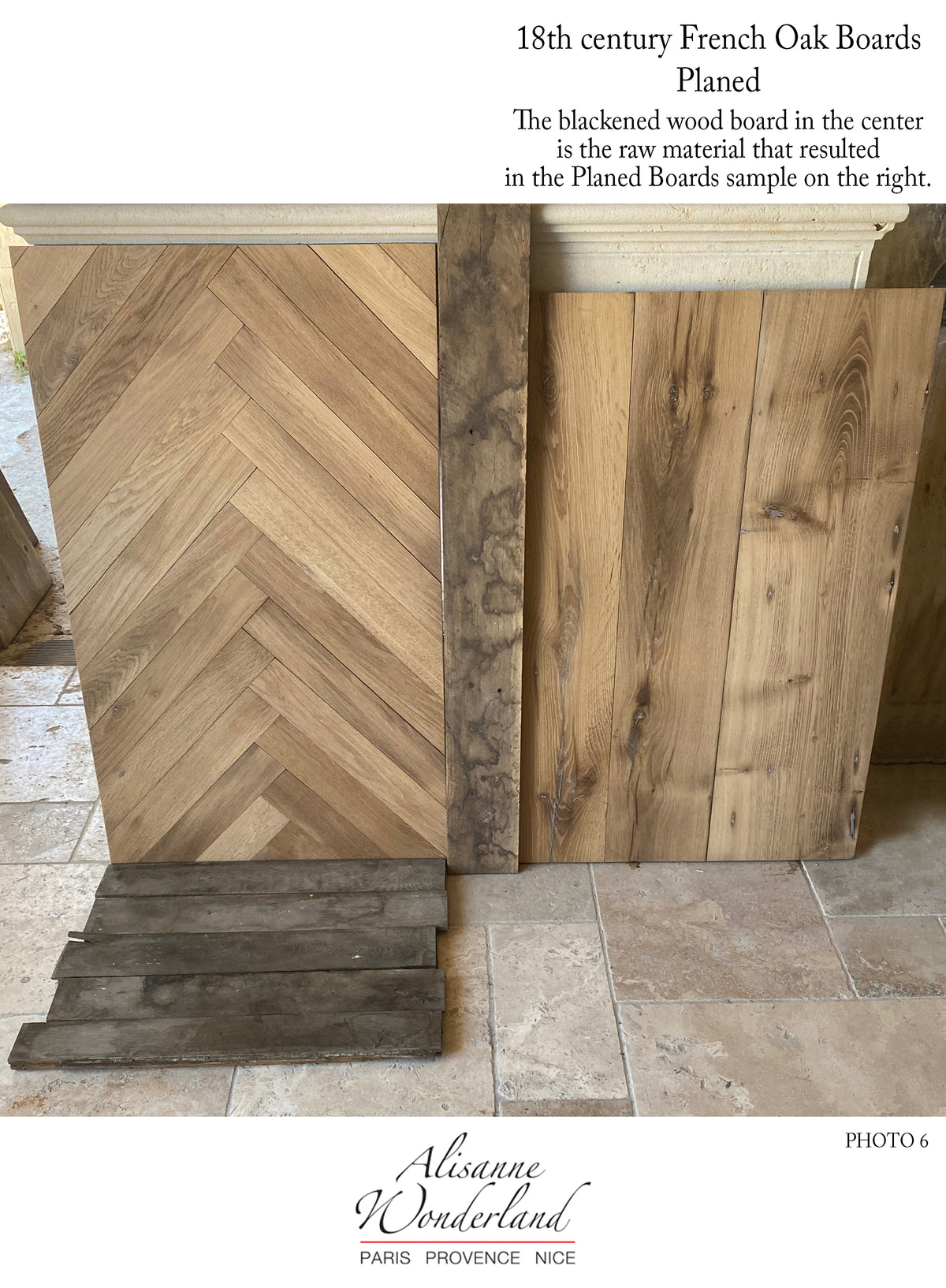 Herringbone Pattern - 18th century Reclaimed French Oak