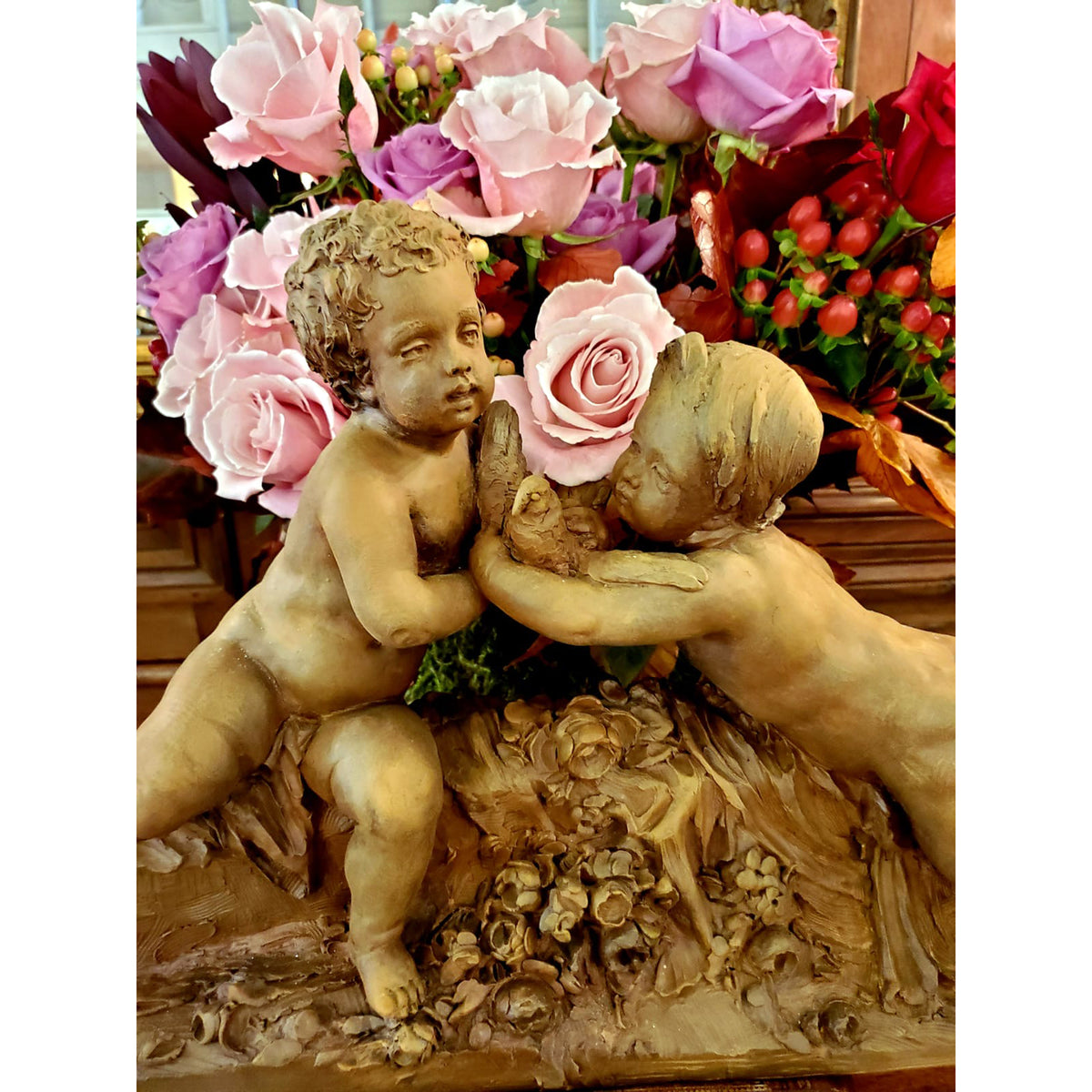 Pair of Putti on a Base