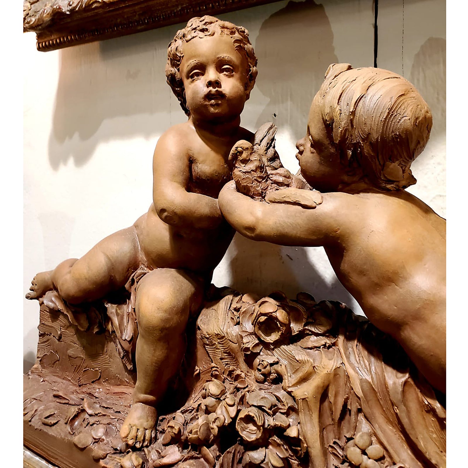 Pair of Putti on a Base