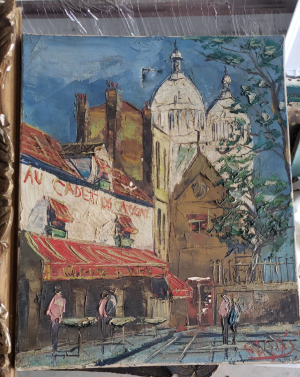 Painting (Sacré-Coeur in the background)