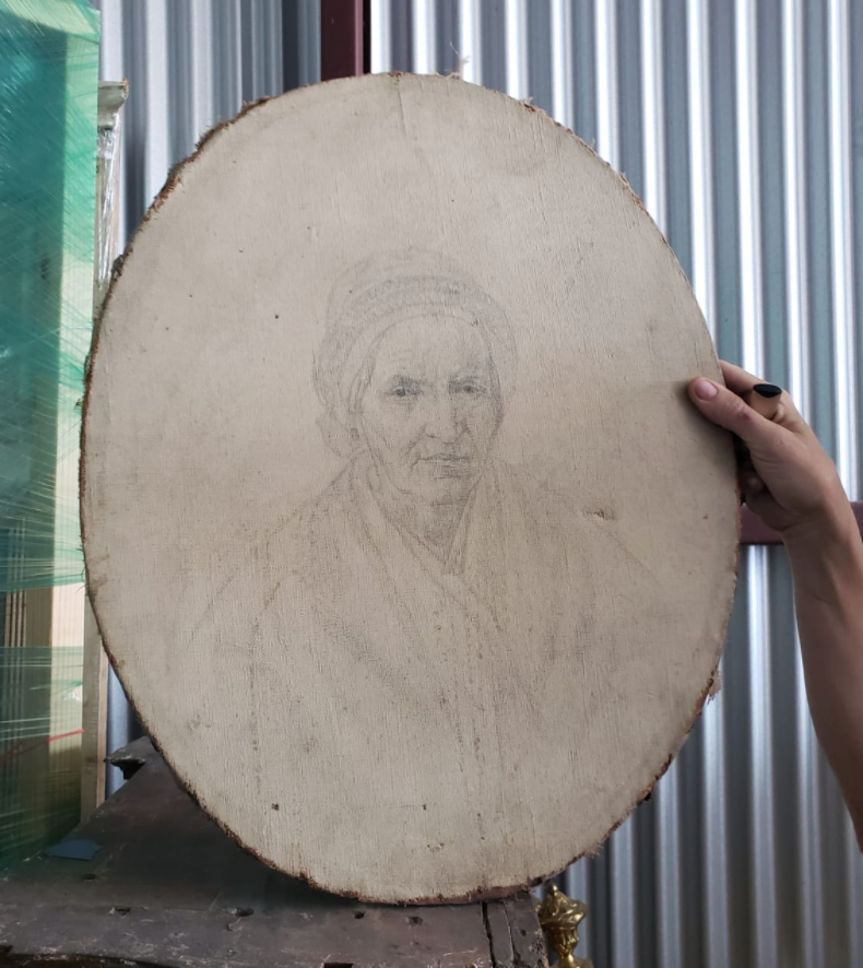 Underpainting for Portrait of a Woman