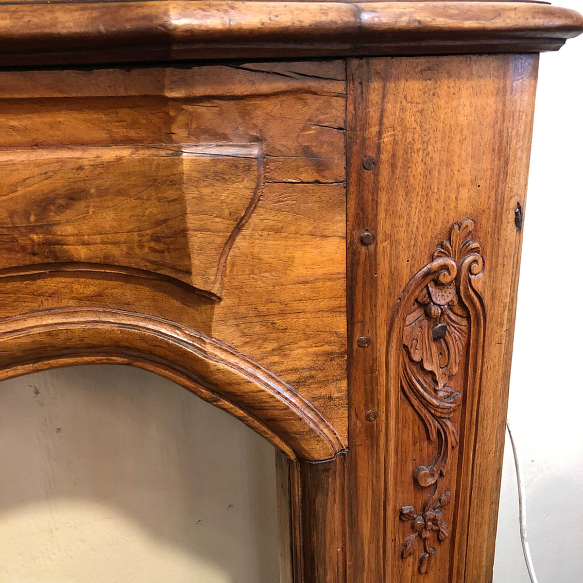 18th century Walnut Fireplace