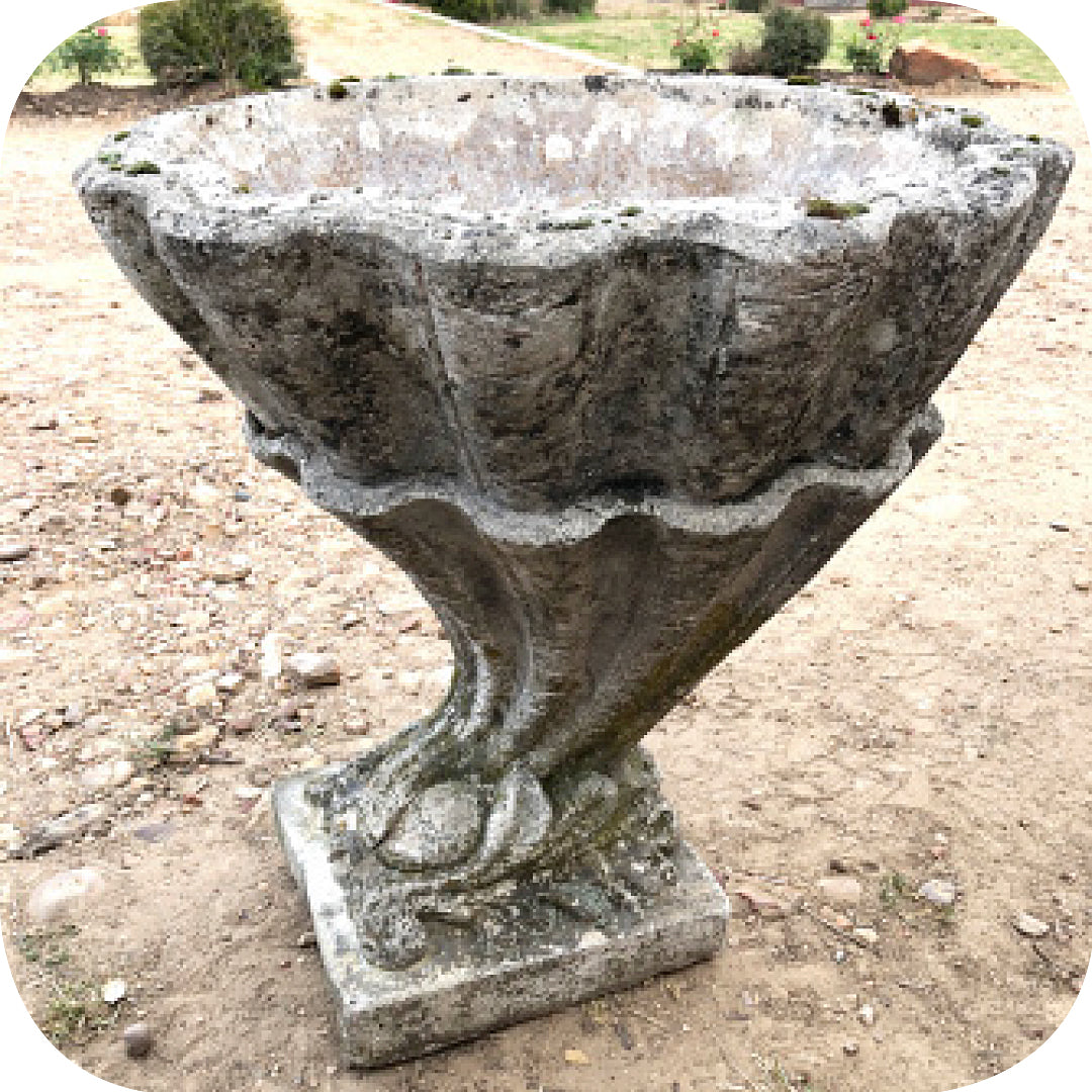 Cornucopia Outdoor Planter - Cement