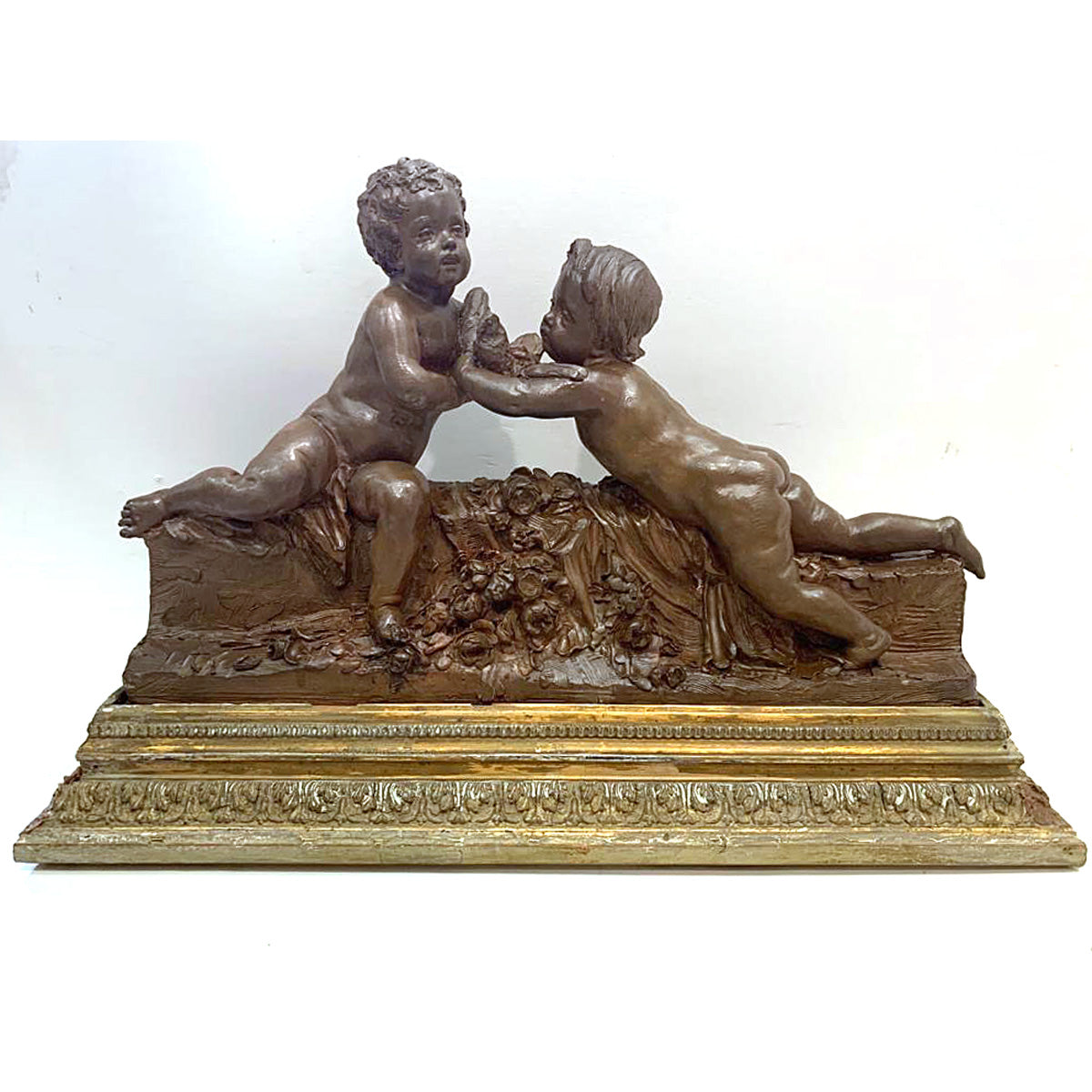 Pair of Putti on a Base