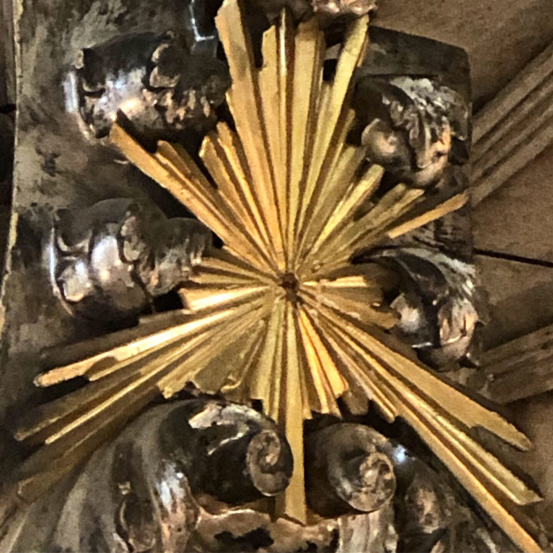 Renaissance Italian Religious Frame and Mirror