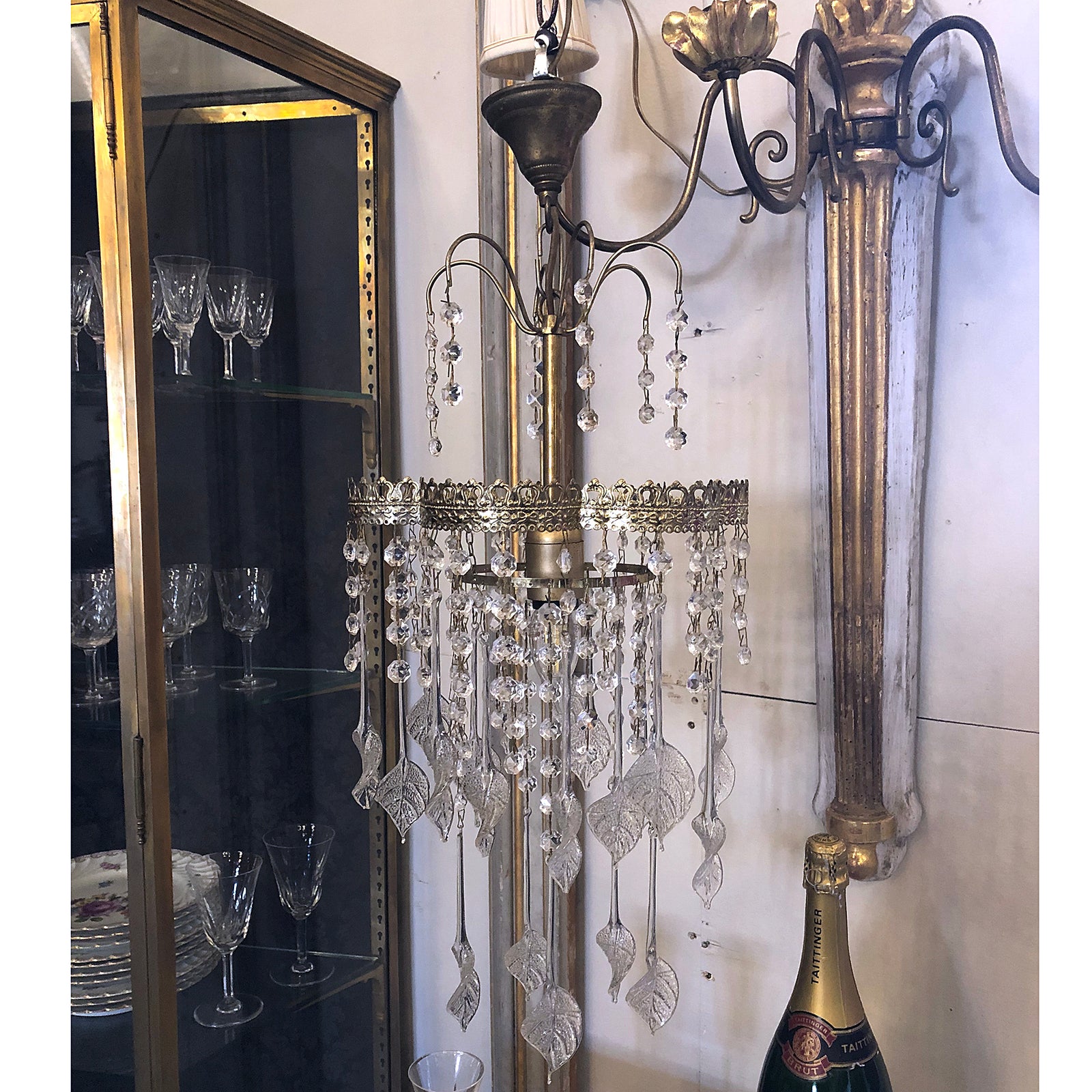 Small Delicate Crystal Chandelier