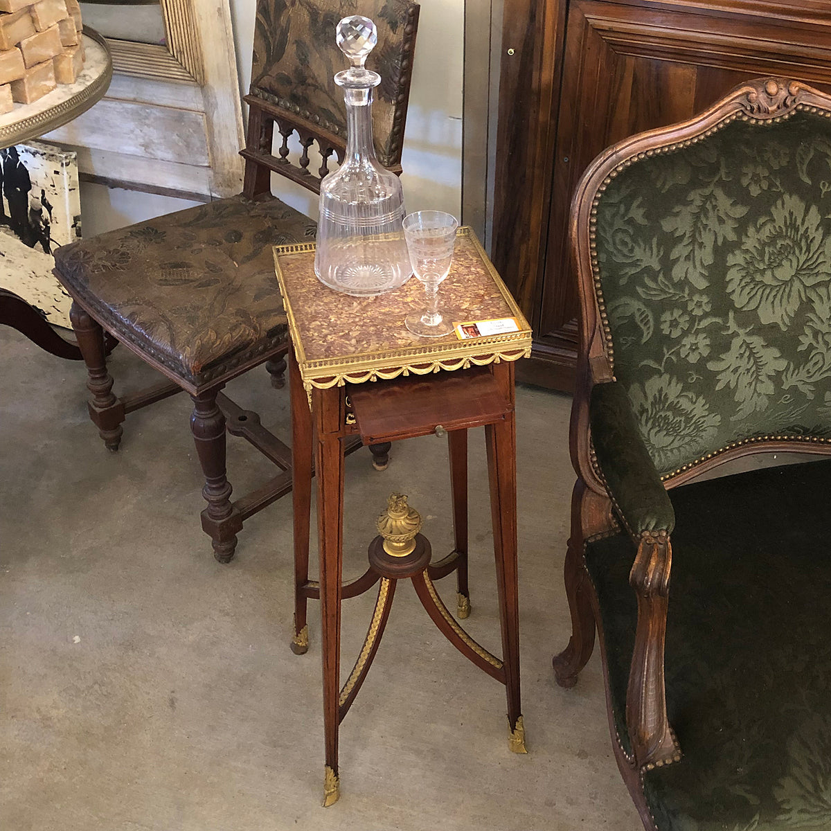 Beautiful Display Stand with Drawer