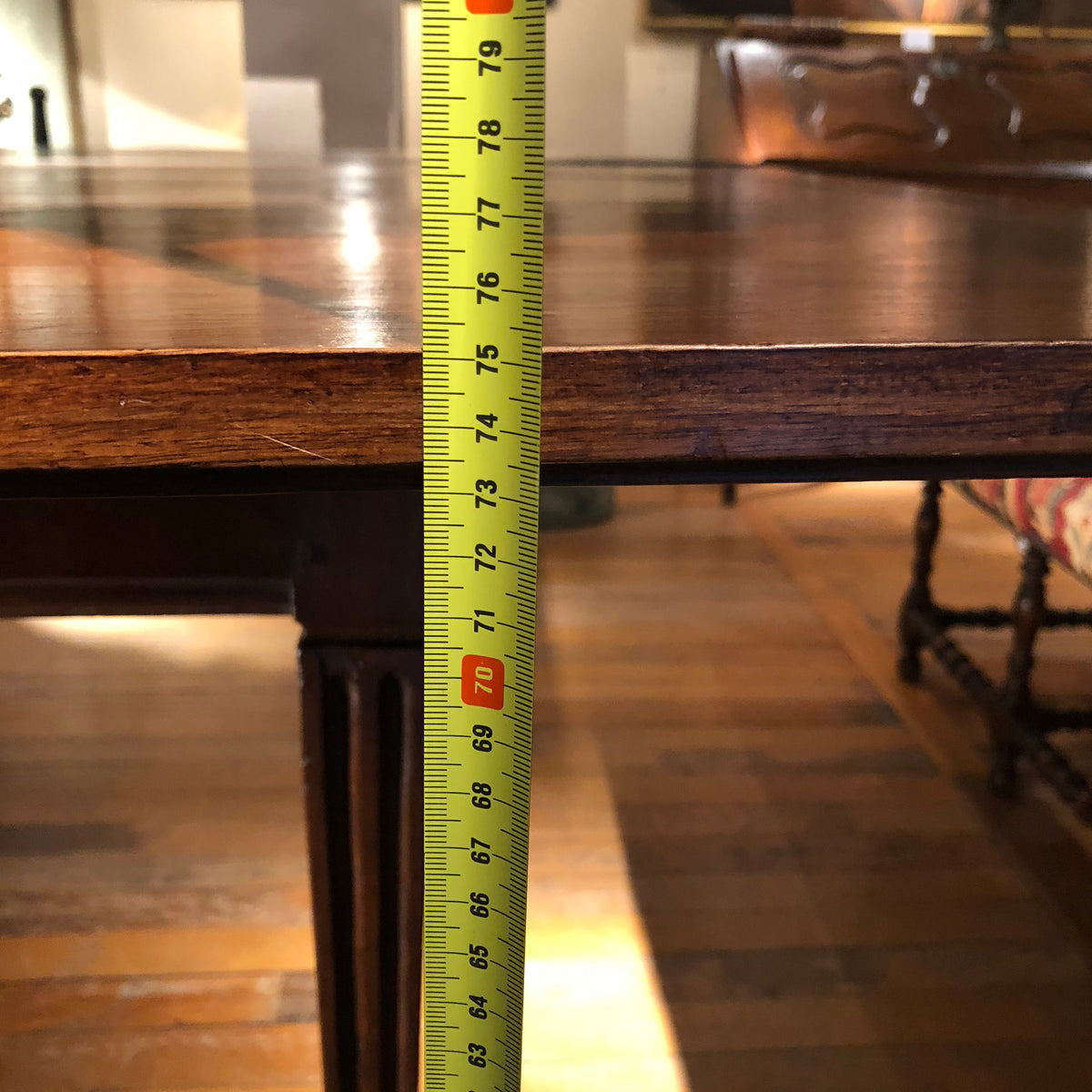 Walnut Louis XVI Portefeuille or Wallet Table