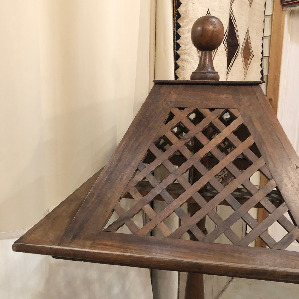Walnut Church Manuscript Stand circa 1900